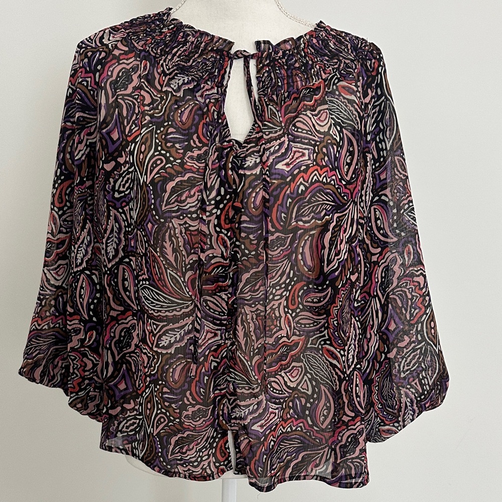 Sanctuary Multicolor Paisley Blouse